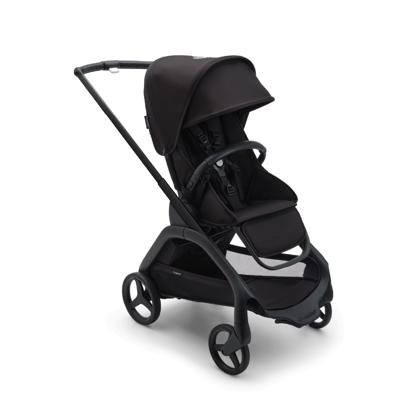 Kinderwagen_Bugaboo_Dragonfly_midnight-black_sitz_vorne_Ansicht_von_vorne_rechts #farbe_midnight-black