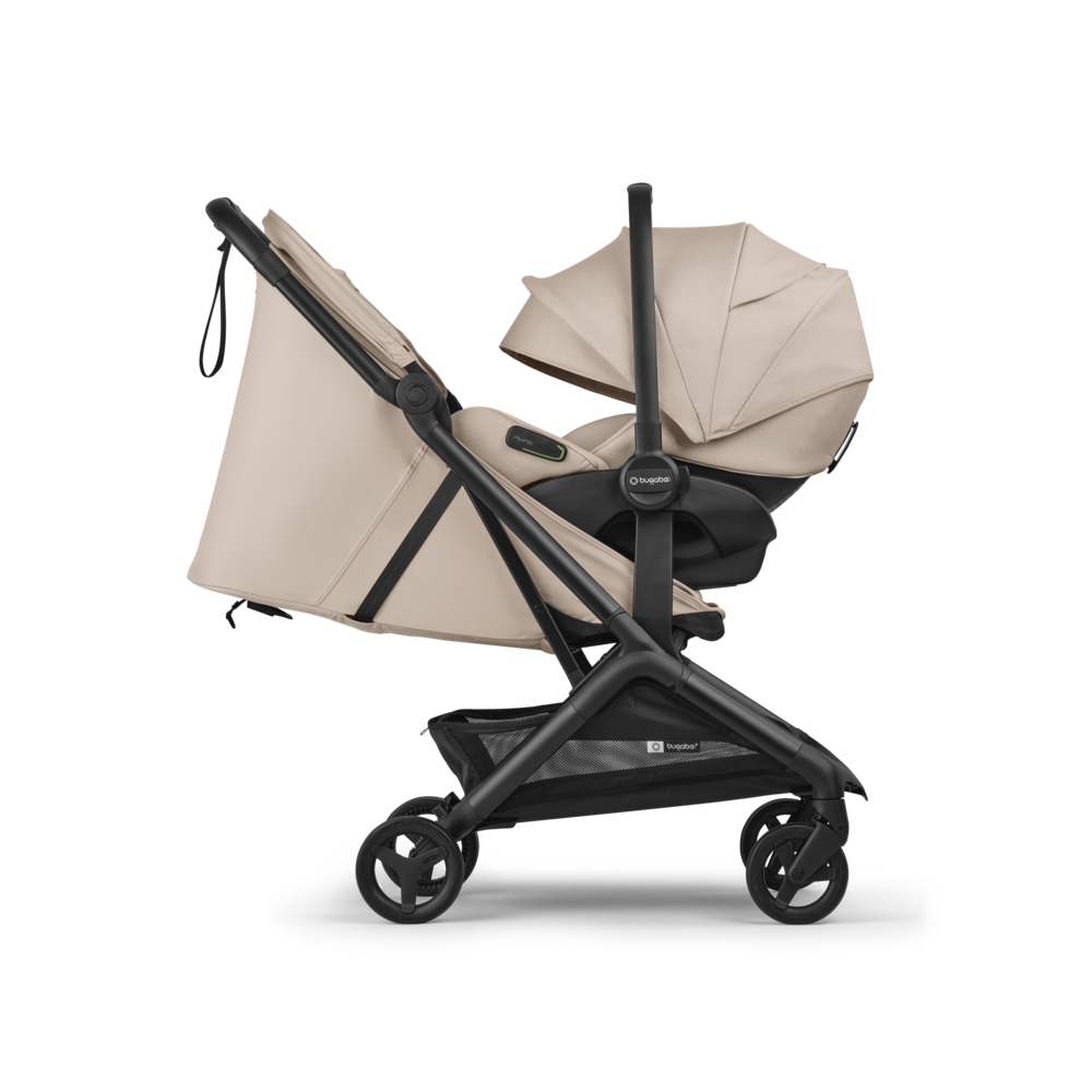 Bugaboo Otter auf dem Butterfly 2 Kinderwagen