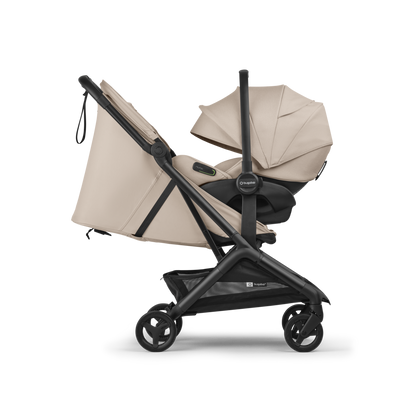 Bugaboo Otter auf dem Butterfly 2 Kinderwagen
