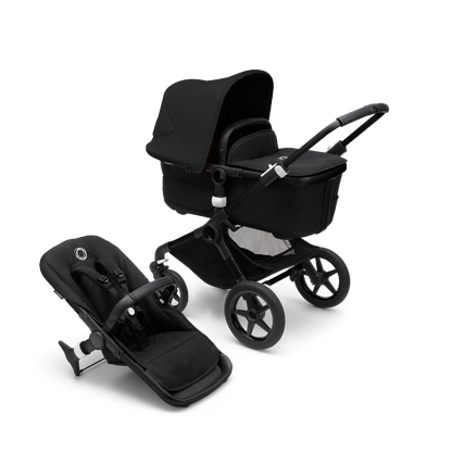 Kinderwagen_Bugaboo_Fox_3_midnight-black_Ansicht_mit_bassinet_und_sitz_von_hinten_links#Farbe_midnight-black