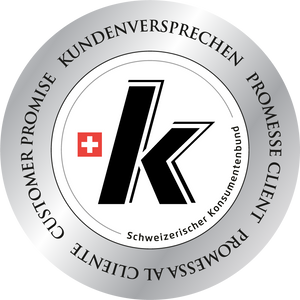 Kundenversprechen-Gütesiegel des Schweizerischen Konsumentenbunds