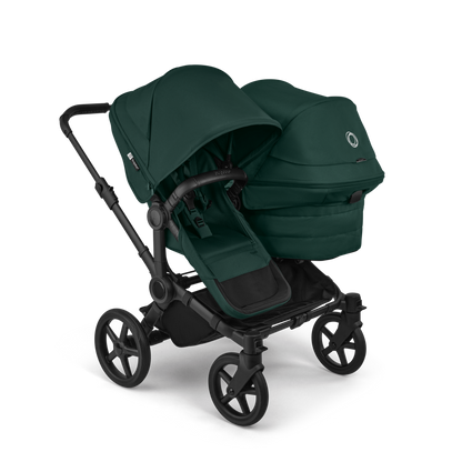 Bugaboo Donkey 6 Double : poussette pour fratrie, achat avec Cashback ou location, protection pluie incluse