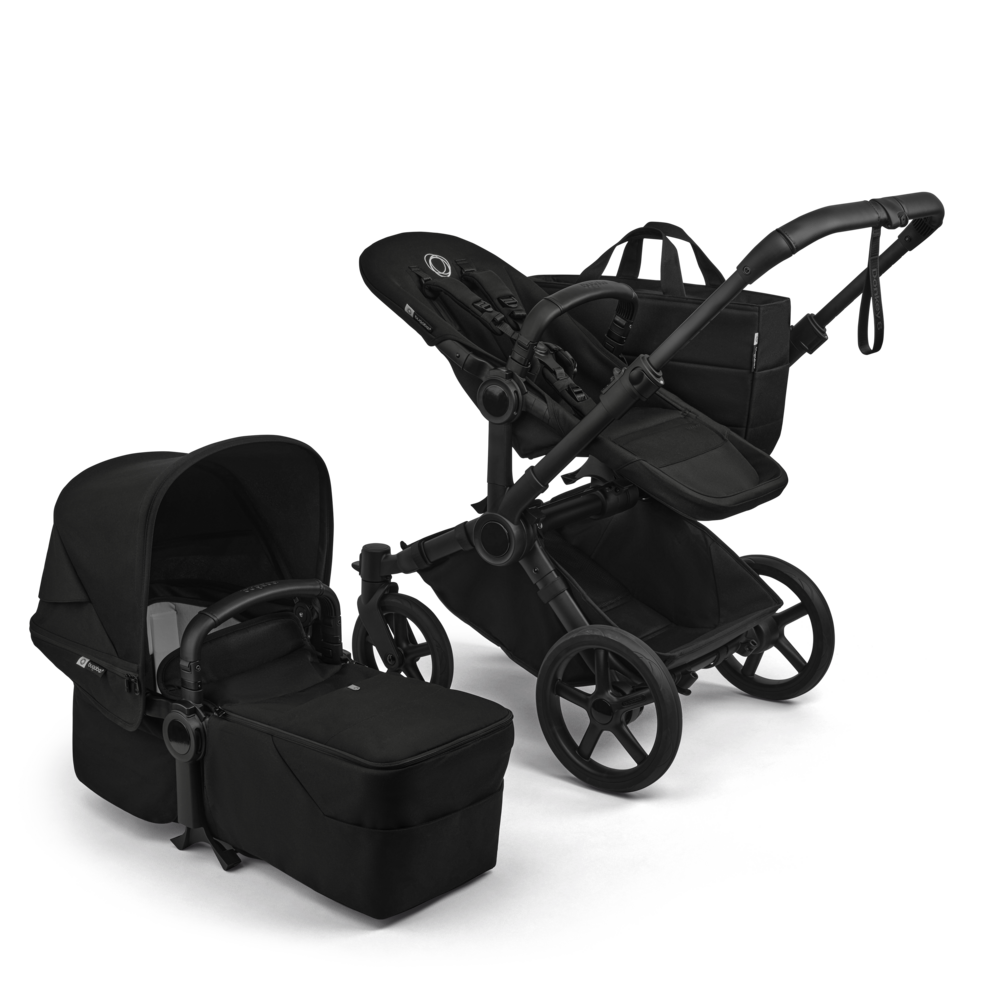 Bugaboo Donkey 6 Double : poussette pour fratrie, achat avec Cashback ou location, protection pluie incluse