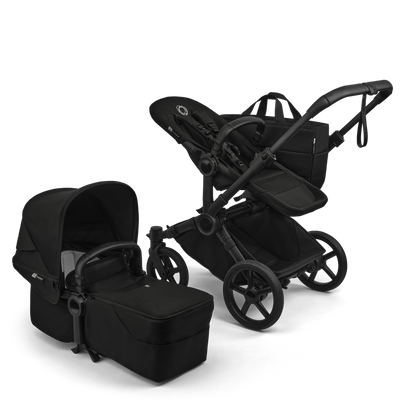 Bugaboo Donkey 6 Double : poussette pour fratrie, achat avec Cashback ou location, protection pluie incluse