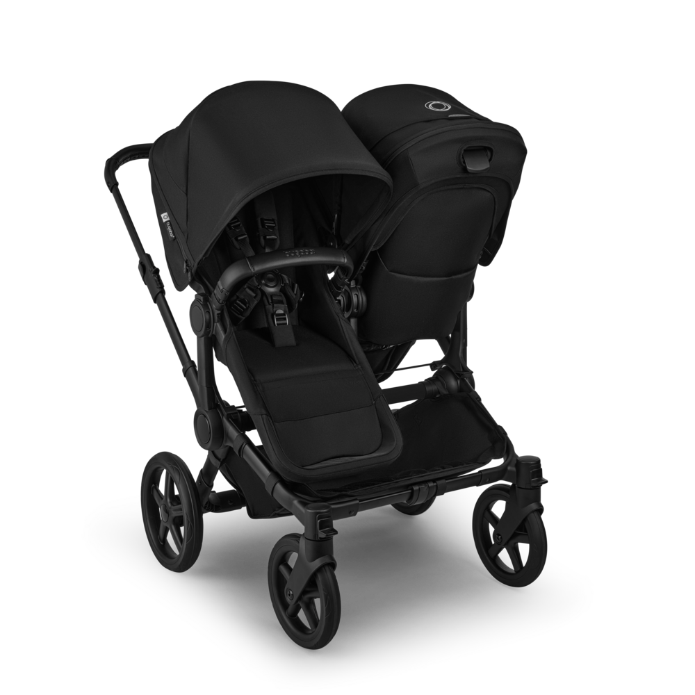 Bugaboo Donkey 6 Double : poussette pour fratrie, achat avec Cashback ou location, protection pluie incluse