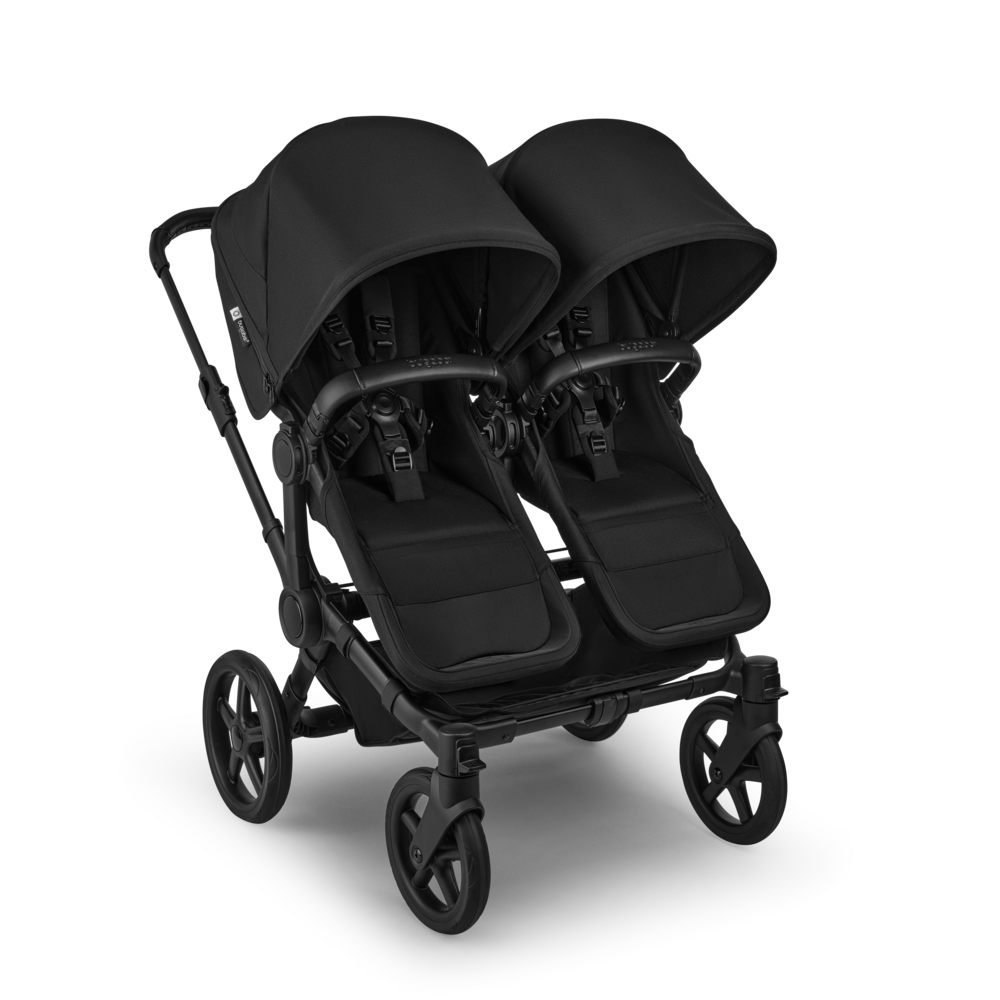 Bugaboo Donkey 6 Twin : poussette pour jumeaux, achat avec Cashback ou location, protection pluie incluse
