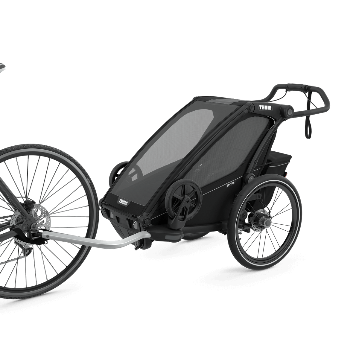 Thule_Chariot_Sport_2_single_ansicht_von_links_mit_velo