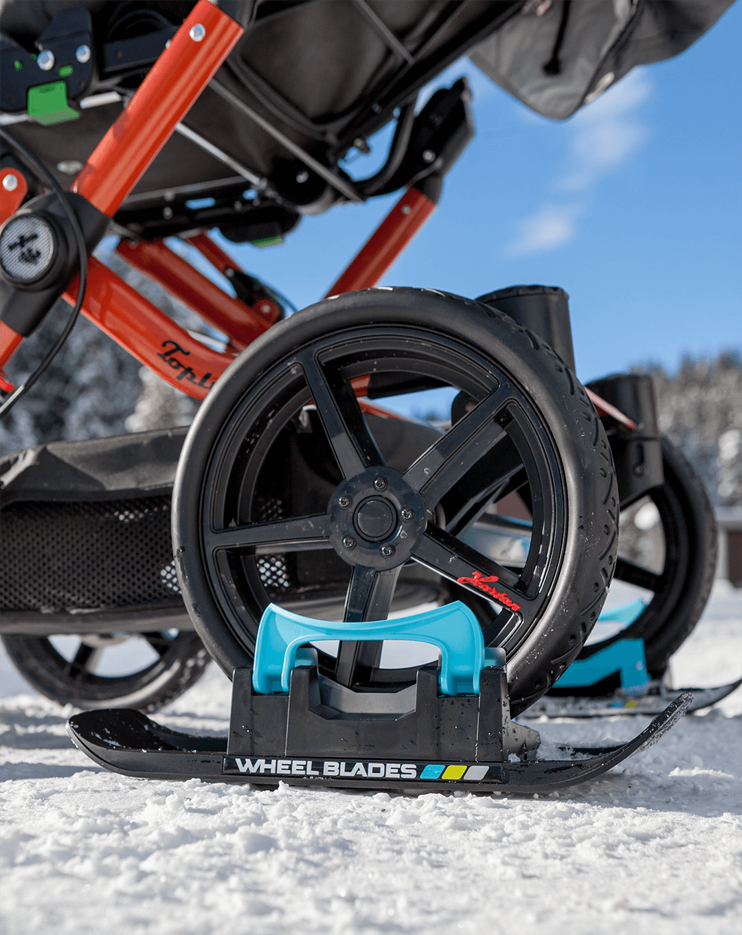 Nicon - Wheelblades XL (Paar): Swiss Made Skier für alle loopi Kinderwagen