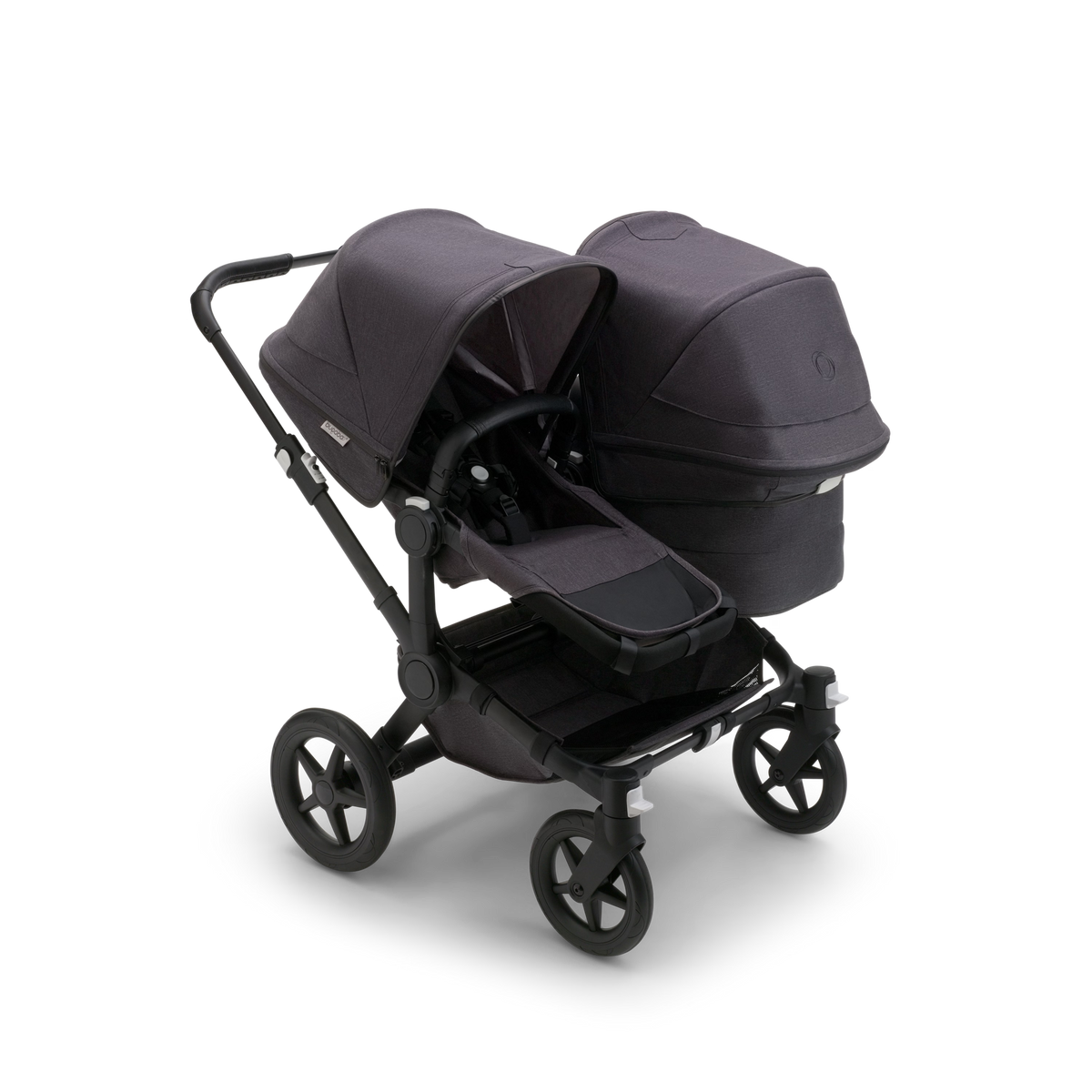 Bugaboo Donkey 5 Duo in Mineral Washed Black, Pre-loved