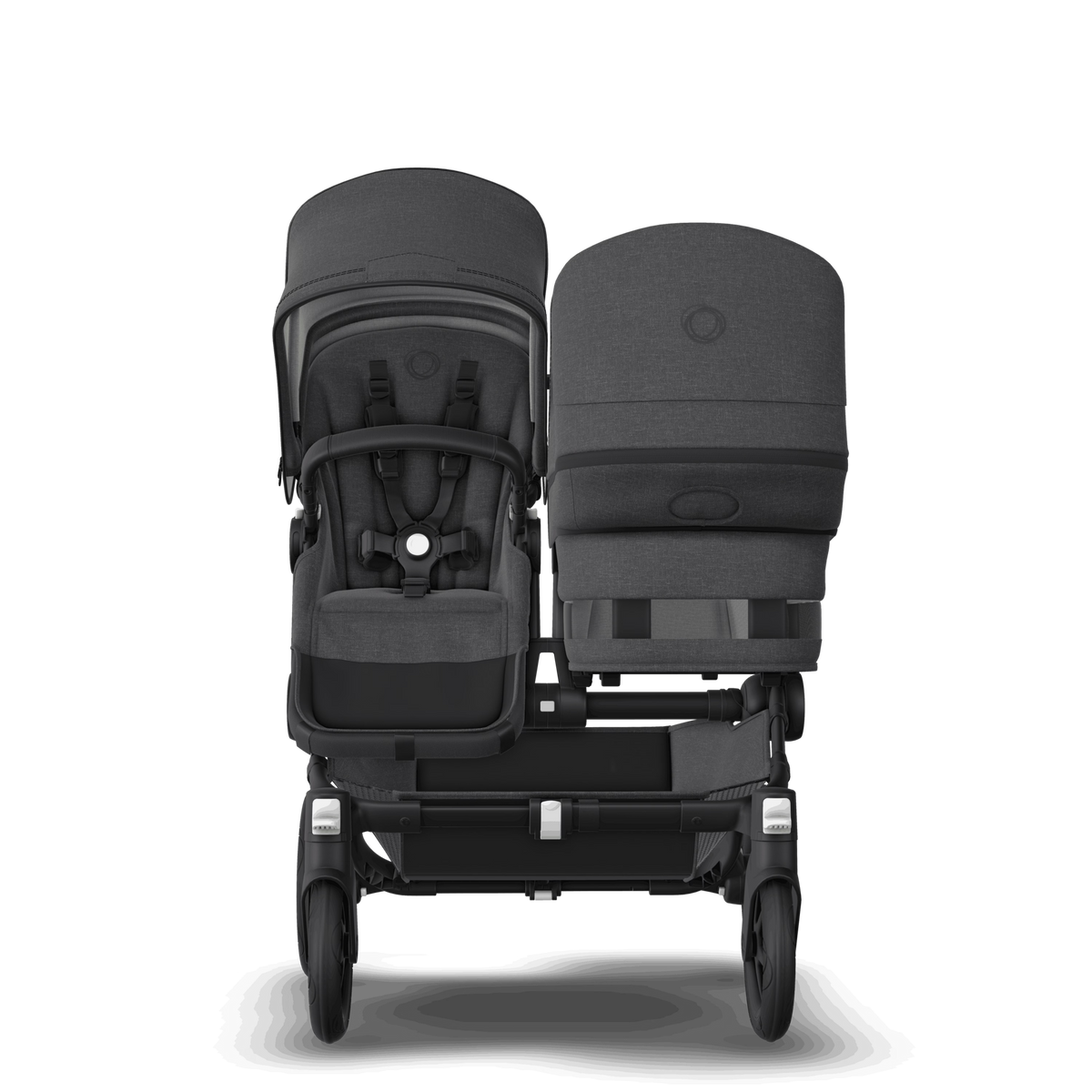 Bugaboo Donkey 5 Duo in Mineral Washed Black, Pre-loved