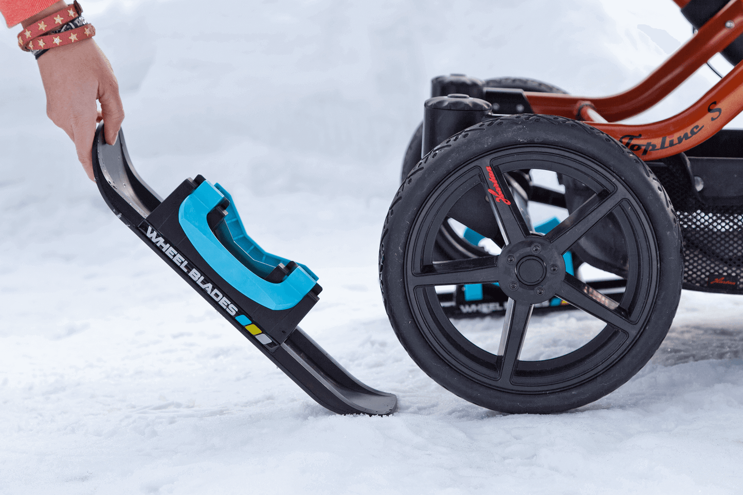 Nicon - Wheelblades XL (Paar): Swiss Made Skier für alle loopi Kinderwagen