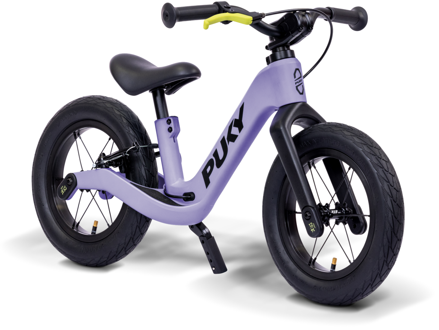 Puky Next 12 Laufrad in Lavender black, Dreiviertelansicht
