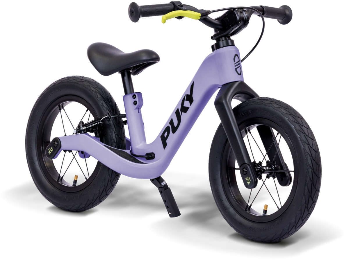 Puky Next 12 Laufrad in Lavender black, Dreiviertelansicht