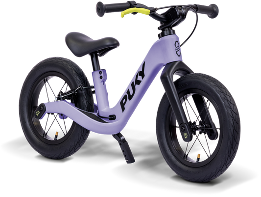 Puky Next 12 Laufrad in Lavender black, Dreiviertelansicht