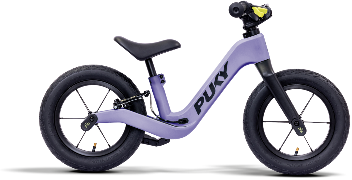 Puky Next 12 Laufrad in Lavender black, Seitenansicht
