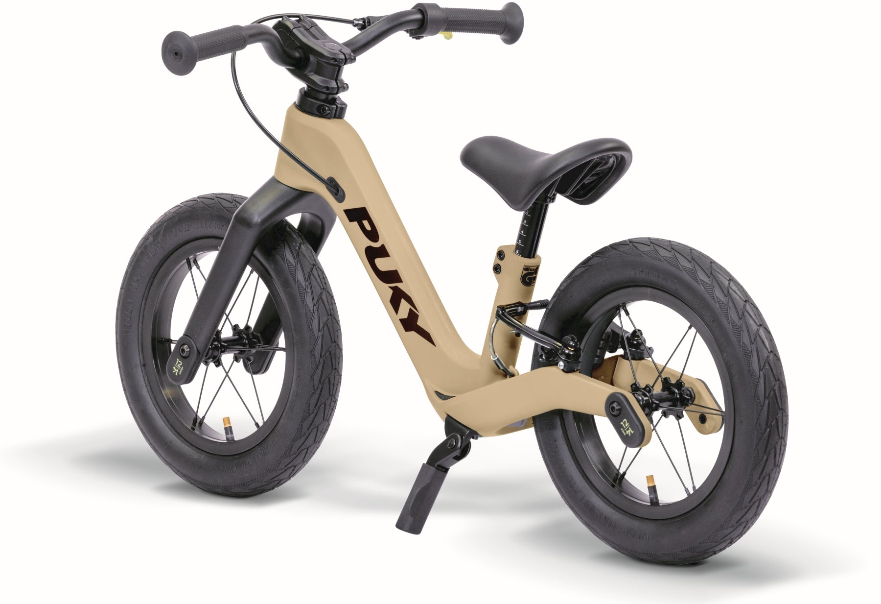 Puky Next 12 Laufrad in Sand black, Heckansicht