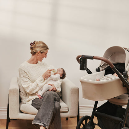 Sleepytroll Baby Rocker Gen 2 am Zwillingskinderwagen